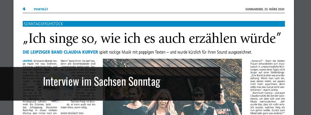 Sachsen-Sonntag Interview