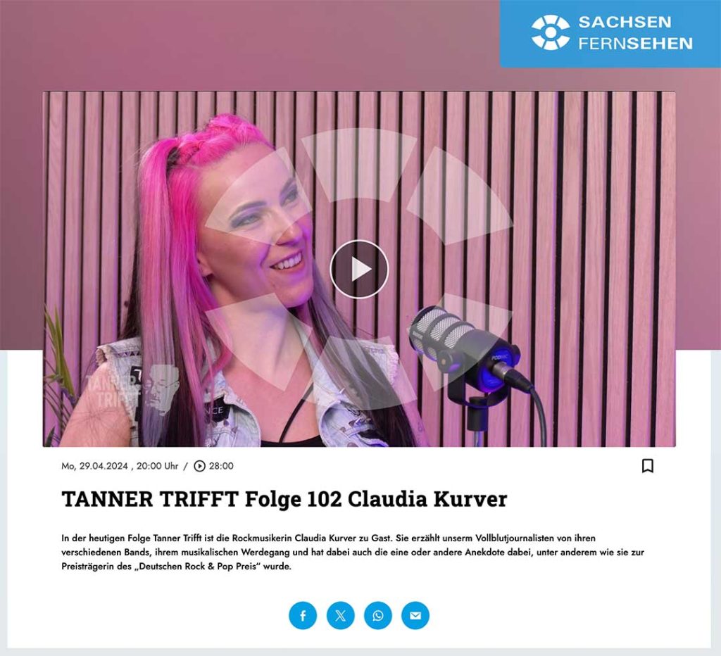 Claudia Kurver bei Tanner trifft