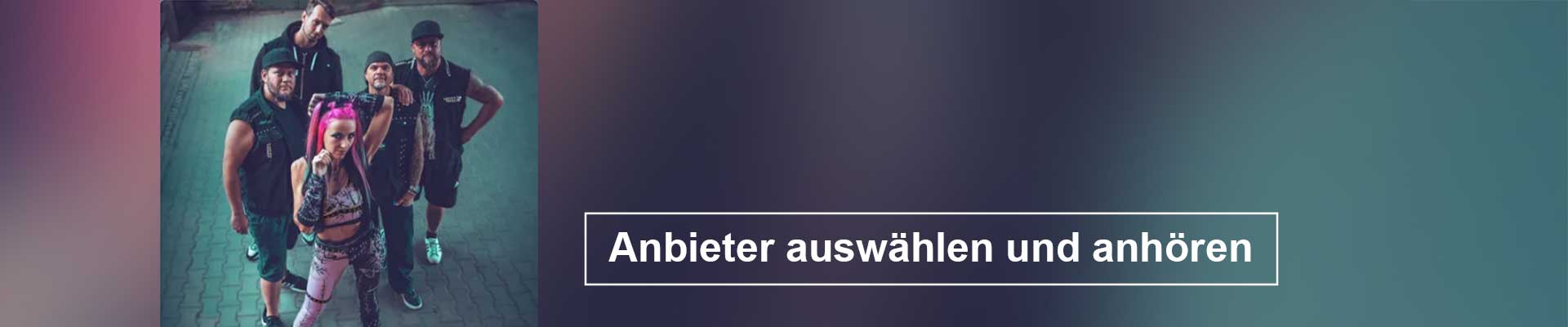 Anbieter auswählen und anhören